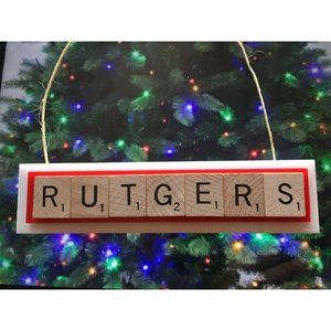 SportzJoker  Holiday  Rutgers Scarlet Knights Christmas Ornament 